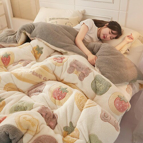 掛け布団 シングル 裏シープ かけぶとん 冬用掛け布団 蓄熱保温 極暖 寒さ対策 あたたか リバーシブル ボリューム感 あったかい 心地が良い 布団カバー不要 北欧 一人暮らし 新生活 洗濯機対応 1