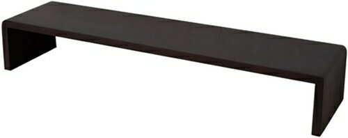 モニタースタンド 木製 モニタースタンド デスクトップオーガナイザー ウォールナット色 コンピュータ..