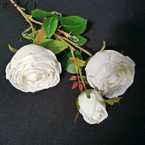 ローズ 造花 枯れない花 インテリア アートフラワー 花束 プレゼント 贈り物 開店祝い 誕生日 お礼 ウ..