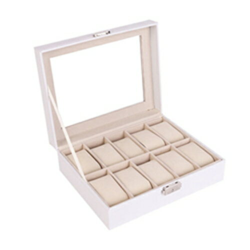 腕時計収納ケース　10本用　コレクションケース　時計保管　ウォッチボックス　収納ボックス　アクセサ..