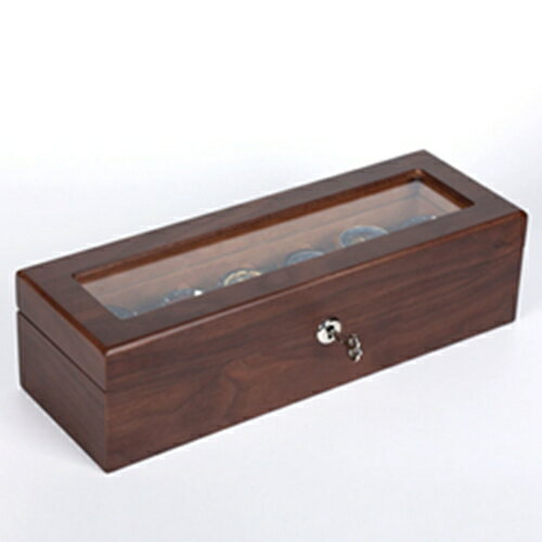 腕時計収納ケース 木製 時計保管ボックス コレクションケース ウォッチケース ディスプレイケース プレゼント 父の日 敬老日 ギフト 小物入れ 鍵付き 桃の木