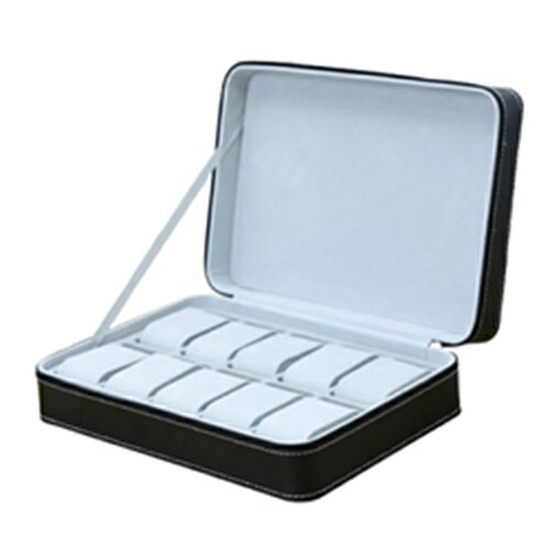 腕時計収納ケース　腕時計収納ボックス　腕時計ケース　ウォッチケース　コレクションケース　時計収納　時計携帯　時計保管ボックス　ディスプレイ　ケース　高級　旅行用腕時計収納ケース　旅行・出張・持運び　ファスナー式