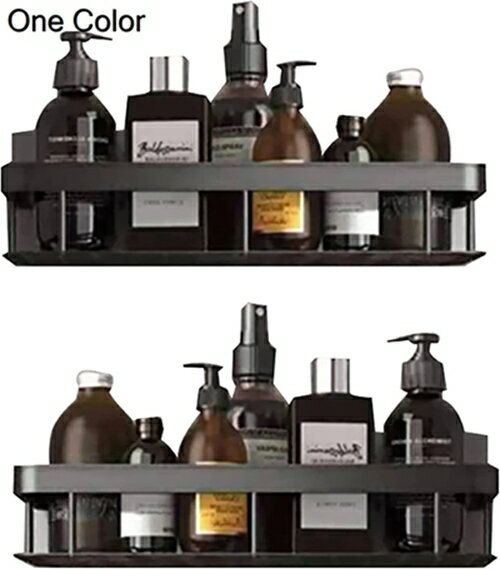 バスルームラック 2段式 浴室 ラック 強力粘着 多機能収納ラック 穴あけ不要 強力粘着 浴室用ラック ア..