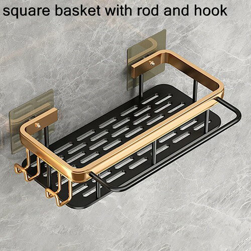 浴室ラック,シャワーラック,バスルームシェルフアル,シャンプーラック,穴不要,錆びにくい アルミ合金,..