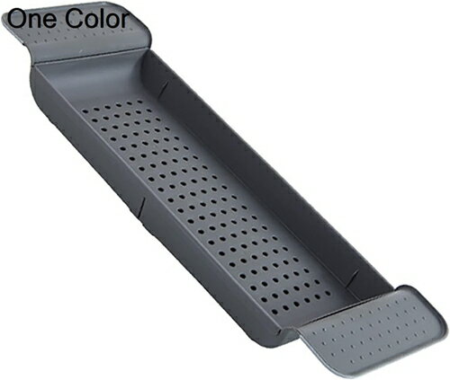 伸縮 シンク用水切り バスタブトレー グレー 浴室用ラック 伸縮ラック 水切りカゴ バステーブル バスラ..