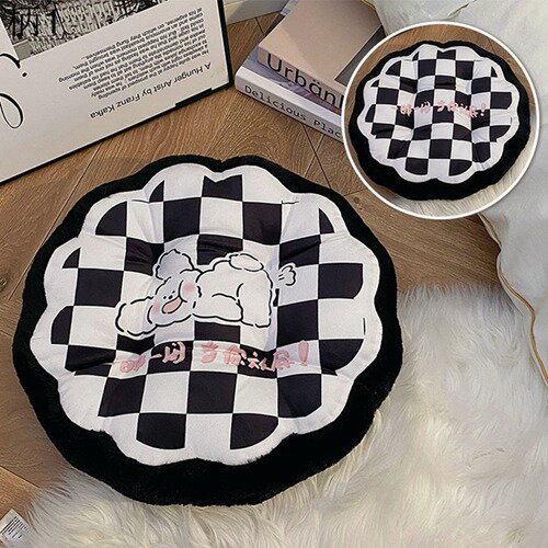 シートクッション 円型 ふわふわ 厚さ8cm 柔らかい 高反発 体圧分散 座り心地いい 座布団 かわいい 漫画 北欧 オールシーズン 喫茶店 オフィス 車 リビング 和室 ダイニング 座面クッション