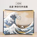 \ご愛顧感謝毎月18日は最大ポイント4倍&クーポン10%OFF/ 屏風絵 ミニ/二曲 北斎 神奈川沖 浪裏/ 富嶽三十六景 浪裏 波 北斎グラフィック 浮世絵 ミニチュア 高さ20cm 日本製 端午 兜 日本土産 海外 屏風 インテリア コ