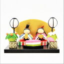 雛 雛人形 コンパクト モダン おしゃれ かわいい ちりめん / 弥生座 雛 / お雛様 ひな祭り ひな人形 人形 飾りミニ 可愛い人気