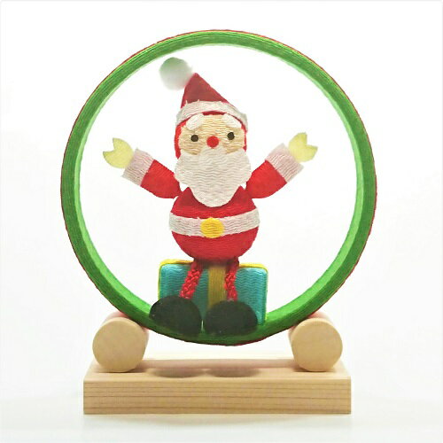 楽天和雑貨　京ぜんび置物 コンパクト ちりめん 小さい 手作り / 季節の輪飾り クリスマス / 人形 屏風 飾りミニ 可愛い人気 輪っか