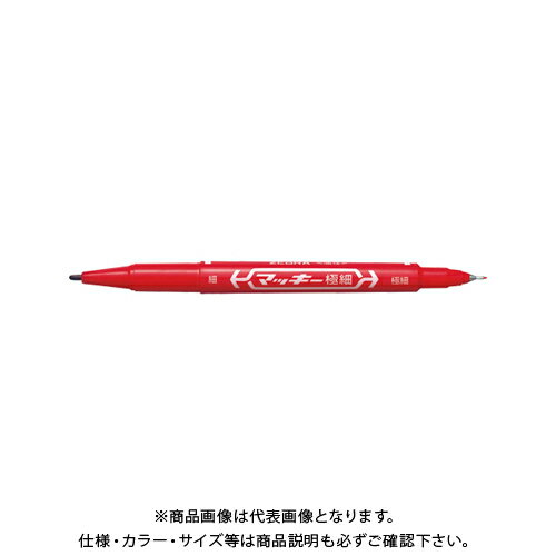 ゼブラ マッキー極細 レッド MO-120-MC-R
