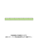 共栄プラスチック カラー直線定規 30cm グリーン CPK-30-G