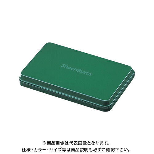 【メーカー】 ●シヤチハタ 【仕様】 ●盤面サイズ：縦67×横106mm ●乾燥時間：約3秒 ●インキ種類：油性顔料 ●用途：普通紙、PPC用紙用 ●材質：本体=再生ABS、枠=再生PBT ●エコマーク：○ ●グリーン購入法：○ ●GPN掲載：○CROWN オフィス図鑑 2022 Vol.52の【 361ページ 】をご参考下さい。