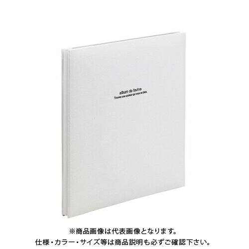 ナカバヤシ 100年台紙アルバム/ホワイト アH-LD-191-W