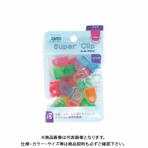 【メーカー】 ●オート 【仕様】 ●クリップ幅：13mm ●綴じ枚数：約15枚 ●チャック袋入 ●材質：PC ●GPN掲載：○CROWN オフィス図鑑 2022 Vol.52の【 265ページ 】をご参考下さい。
