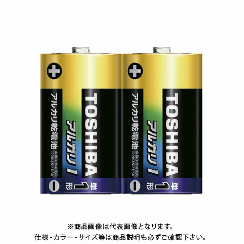 東芝 アルカリ乾電池 アルカリ1 LR20AN 2KP