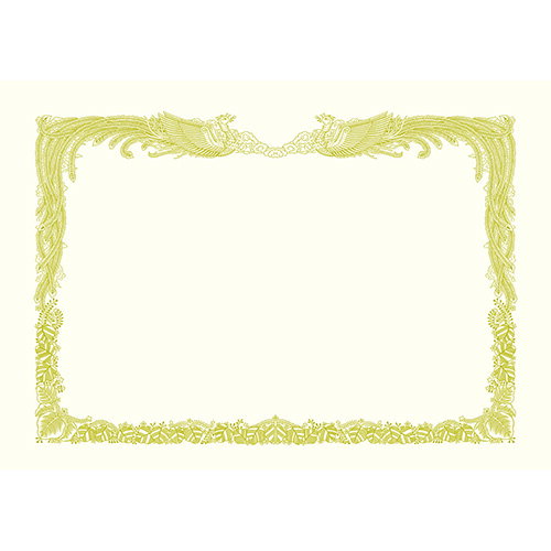 【エントリーでポイント5倍】タカ印 金箔賞状用紙 A4判 縦書用 白100P 10-3160