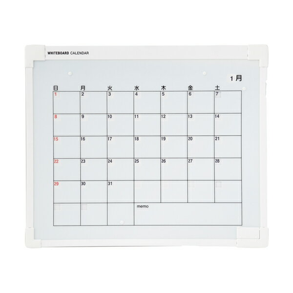 リヒトラブ ホワイトボードカレンダー 万年カレンダー ホワイトボード A-215