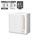 ダイニチ 気化ハイブリッド式加湿器 Cタイプ 加湿量700mL/h 最大19畳 木造12畳 タンク4.7L ホワイト HD-C700G-W