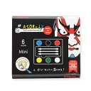日本理化学 キットパスあそボディ 6色パレット ミニ ASMN-1