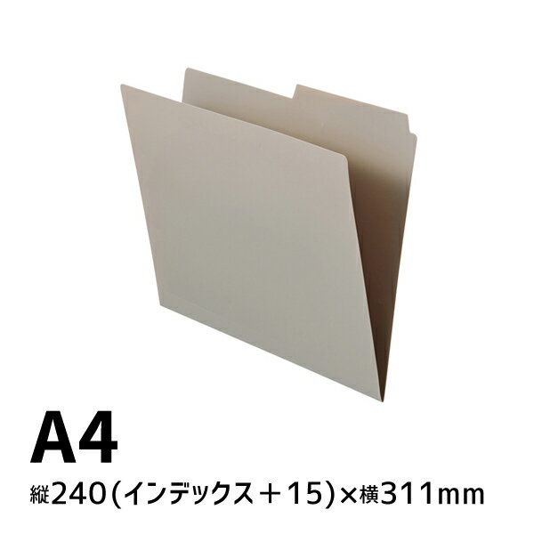 リヒトラブ Roomy 個別フォルダー A4 グレー F-292-27