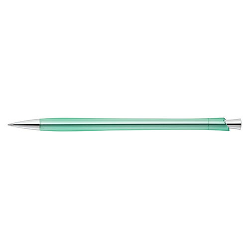 bolígrafo de escritorio antibacteriano flos floss bolígrafo oleoso tinta negra 0,7 mm vidrio azul cebra P-BA117-GBL — vista 3