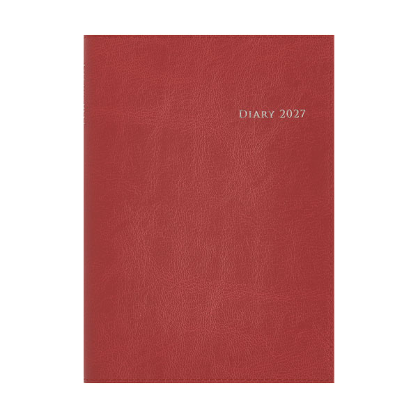 【 メーカー 】 ●(株)高橋書店 【 特長 】 ●スタンダードな記入形式、上品なフォント、見やすく紙面になじむ刷色など、ストレスなくお使いいただけるのが人気の理由です。 ●月間ページがまとまった月間集約型のページ構成は、月をまたぐ予定管理に便利。 ●自由に使える大人気シリーズ ●月間予定表：スッキリとしたレイアウトが使いやすいブロック式。左側には横ケイ式カレンダーも付いているので、長期にわたる予定も管理しやすいです。 ●週間予定表：見開き1ページで1週間分のスケジュールを管理できるセパレート式。1日分の記入スペースが広いので、ビジネスユースはもちろん、ちょっとした日記としてもご使用いただけます。 【 仕様 】 ●色(柄)：レッド ●規格サイズ：A5 ●表紙素材：PVC ●ページ数：192 ●始まり曜日：月曜始まり ●始まり月：12 ●主レイアウト：見開き1週間 ●レイアウト1：ウィークリー ●レイアウト2：週間 ●レイアウト1：セパレート ●六曜の有無：有 ●掲載期間(月間ページ)：2026年12月1日〜2028年3月31日 ●掲載期間(週間ページ)：2026年11月30日〜2028年1月9日 ●しおり本数：2 ●ペン差し：なし ●綴じ方：糸かがり ●メモページ：あり ●ポケット：なし ●切り取りメモ：- ●縦×横×奥行：210×148×13mm ●重さ：330g ●付録：【本文付録】印紙税額一覧表 【別冊】なし 【別紙付録】なし 【WEB版付録】あり 【 注意事項 】 ※仕入先在庫なくなり次第、販売終了となります。 ※完売の際はご容赦ください。 【 検索ワード 】 高橋書店 2027 手帳 予定表 日記