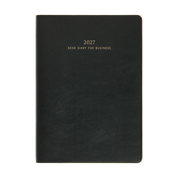 【 メーカー 】 ●(株)高橋書店 【 特長 】 ●1ページに2日分記入できるダイアリー。 ●1日の記入欄が広いので、たっぷり書きたい方に。 ●毎週末にウィークリーメモがあり、メモスペースが充実しています。 ●100頁のメモ。人気の大判ダイアリー ●月間予定表：1ヵ月を1ページで俯瞰できる横ケイ式ページに、便利な仕切りケイが入っています。プロジェクトごと、取引先ごと、複数人のスケジュールごととマルチタスクをこなす忙しい毎日をサポートします。 ●週間予定表：1日分の記入スペースが広いので、ビジネスユースはもちろん、ちょっとした日記としてもご使用いただけます。毎週、重要事項やテーマなどを記入できるスペース付きで、季節の歳時記も入っています。 【 仕様 】 ●色(柄)：黒 ●規格サイズ：B5 ●表紙素材：PVC ●ページ数：240 ●始まり曜日：月曜始まり ●始まり月：1 ●主レイアウト：見開き1週間 ●レイアウト1：ウィークリー ●レイアウト2：週間 ●レイアウト1：セパレート ●六曜の有無：有 ●掲載期間(月間ページ)：2026年12月1日〜2028年3月31日 ●掲載期間(週間ページ)：2026年12月7日〜2028年1月2日 ●しおり本数：2 ●ペン差し：なし ●綴じ方：糸かがり ●メモページ：あり ●ポケット：なし ●切り取りメモ：- ●縦×横×奥行：257×182×15mm ●重さ：640g ●付録：【本文付録】年齢早見表、カラー世界・日本地図、カラー歴史年表、地下鉄路線図、印紙税額一覧表、非常時への備え、別冊メモ 【別冊メモ】あり 【別紙付録】なし 【WEB版付録】あり 【 注意事項 】 ※仕入先在庫なくなり次第、販売終了となります。 ※完売の際はご容赦ください。 【 検索ワード 】 高橋書店 2027 手帳 予定表 日記