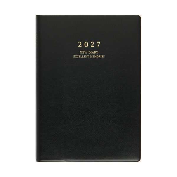 【 メーカー 】 ●(株)高橋書店 【 特長 】 ●きちんとしているのに軽やかな印象のダイアリー。 ●ベーシックなレフト式は、予定管理がしやすいレイアウト。 ●右側のページはフリースペースとして使えます。 ●巻末には地図や年表など便利なカラー付録付き。 ●巻末付録も充実のロングセラーな1冊 ●月間予定表：シンプルで予定を把握しやすいブロック式カレンダー。ページの左端はフリーのメモ欄になっています。 ●週間予定表：見開き1ページで1週間分のスケジュールを管理できるセパレート式。1日分の記入スペースが広いので、ビジネスユースはもちろん、ちょっとした日記としてもご使用いただけます。 【 仕様 】 ●色(柄)：黒 ●規格サイズ：A5 ●表紙素材：PVC ●ページ数：160 ●始まり曜日：月曜始まり ●始まり月：1 ●主レイアウト：見開き1週間 ●レイアウト1：ウィークリー ●レイアウト2：週間 ●レイアウト1：セパレート ●六曜の有無：有 ●掲載期間(月間ページ)：2026年12月1日〜2028年3月31日 ●掲載期間(週間ページ)：2026年12月14日〜2028年1月2日 ●しおり本数：2 ●ペン差し：なし ●綴じ方：糸かがり ●メモページ：あり ●ポケット：なし ●切り取りメモ：- ●縦×横×奥行：210×148×15mm ●重さ：340g ●付録：【本文付録】年齢早見表、カラー世界・日本地図、カラー歴史年表、地下鉄路線図、印紙税額一覧表、非常時への備え、手紙の慣用句、別冊メモ 【別冊メモ】あり 【別紙付録】なし 【WEB版付録】あり 【 注意事項 】 ※仕入先在庫なくなり次第、販売終了となります。 ※完売の際はご容赦ください。 【 検索ワード 】 高橋書店 2027 手帳 予定表 日記