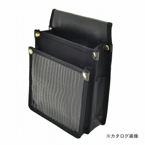 マルキン印 内側ポケット付帆布/黒鰐柄 YK-09 黒