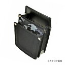 マルキン印 内側ポケット付帆布/灰迷彩柄 YK-16 黒