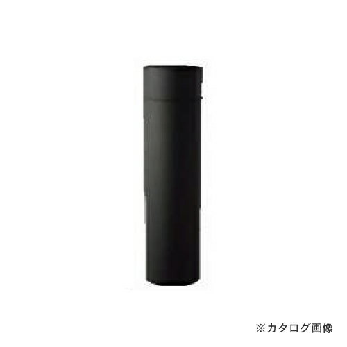 【送料別途】【直送品】スノーカモシカ 直筒 120φ 耐熱黒塗装ハゼ折り煙突用 05104