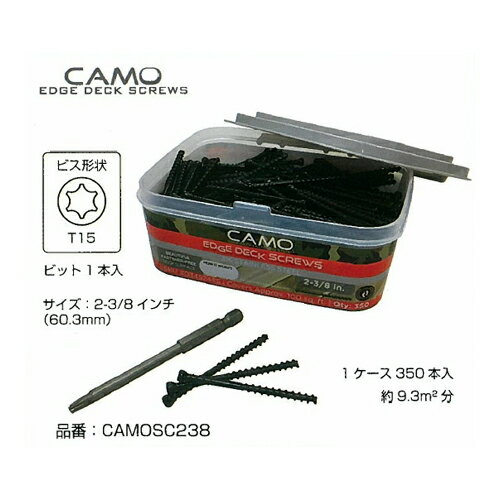 ���������ӡۡ�ľ���ʡ�CAMO ���ѥӥ����å� 60.3mm(2-3/8�����) T15 �ӥå�1������ 1������350���� CAMOSC238