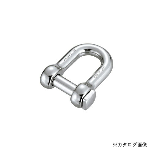 【エントリーでポイント5倍】浅野金属工業 角頭シャックル8 AK2063