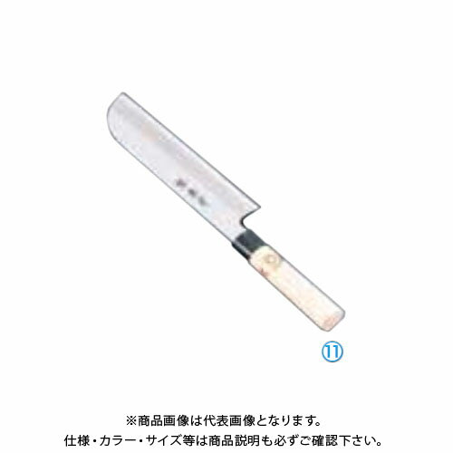 【メーカー名】 ●遠藤商事(株) 【特長】 ※庖丁の表示サイズは、マチ付庖丁は刃先からマチまで、マチなし庖丁は刃渡り寸法となっております。堺孝行作霞研安来の鋼を使用し、廉価でお届けする普及品の和庖丁です。 【仕様】 ●サイズ(cm)：24 ●全長(mm)：395 ●質量(g)：340 ●背厚(mm)：4.5