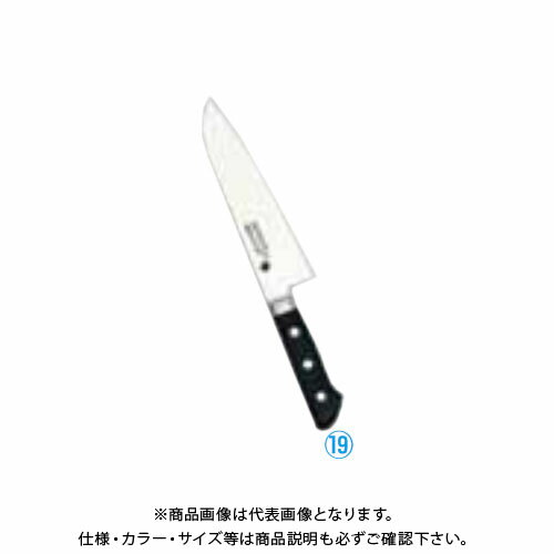 TKG 遠藤商事 堺實光 プレミアムマスターII(ツバ付) 三徳 18cm AZT8501 7-0291-1901