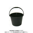 【送料別途】【直送品】安全興業 バケツ 10L 黒 300φ×235mm (40入)