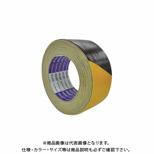 【送料別途】【直送品】エムエフ 安全表示用布粘着テープNo.860(90巻入) 0.3mmt×50×25m S15-021(4)