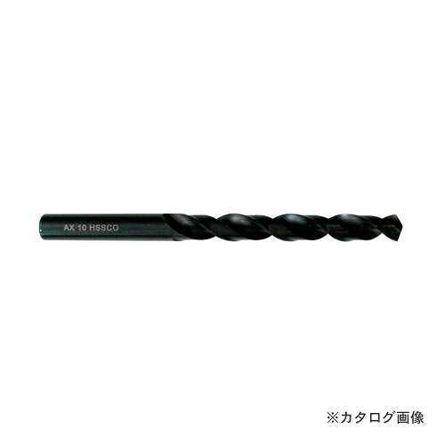 【メーカー名】●アックスブレーン（株）【用途】●鉄工・ステンレス・難削材用【特長】●刃先は食い付が良いクロスシンニング加工！【仕様】●直径：8.0mm●溝長：75mm●全長：117mm
