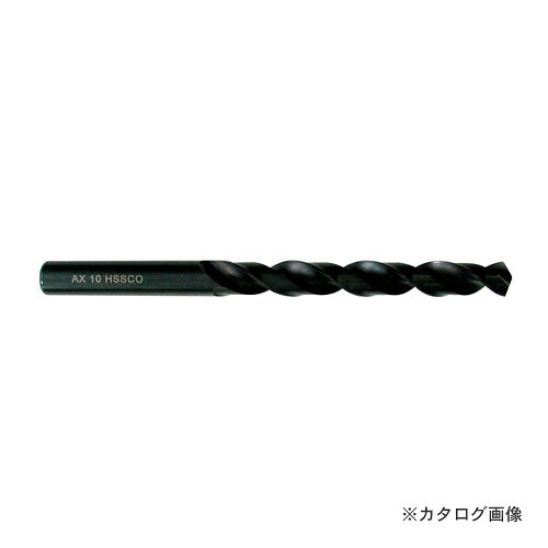 【メーカー名】●アックスブレーン（株）【用途】●鉄工・ステンレス・難削材用【特長】●刃先は食い付が良いクロスシンニング加工！【仕様】●直径：8.3mm●溝長：75mm●全長：117mm