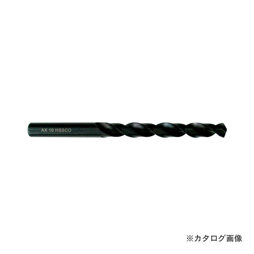 【メーカー名】●アックスブレーン（株）【用途】●鉄工・ステンレス・難削材用【特長】●刃先は食い付が良いクロスシンニング加工！【仕様】●直径：8.5mm●溝長：75mm●全長：117mm