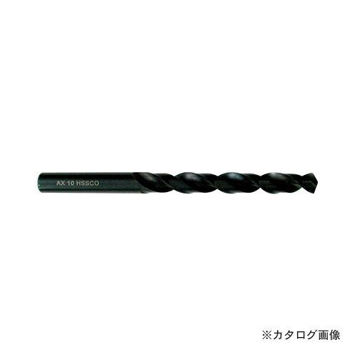 【メーカー名】●アックスブレーン（株）【用途】●鉄工・ステンレス・難削材用【特長】●刃先は食い付が良いクロスシンニング加工！【仕様】●直径：10.0mm●溝長：87mm●全長：133mm