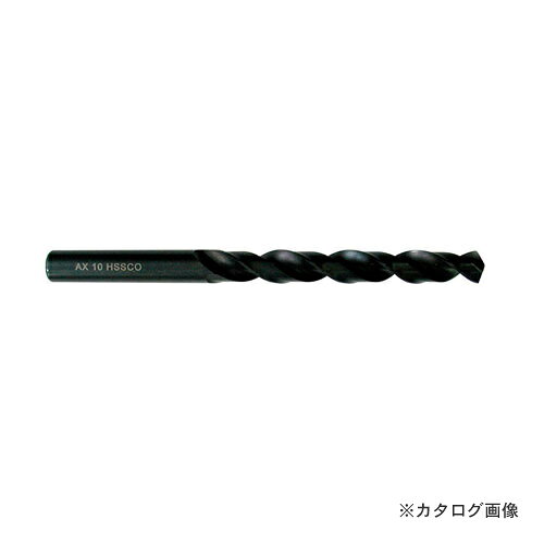 【メーカー名】●アックスブレーン（株）【用途】●鉄工・ステンレス・難削材用【特長】●刃先は食い付が良いクロスシンニング加工！【仕様】●直径：11.5mm●溝長：94mm●全長：142mm