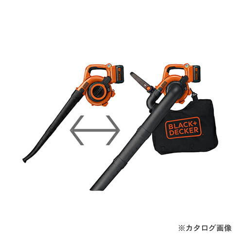 ブラックアンドデッカー BLACK＆DECKER 36V2.0Ah コードレス ガーデンブロワーバキューム(本体のみ) GWC36BN-JP 21800 589889