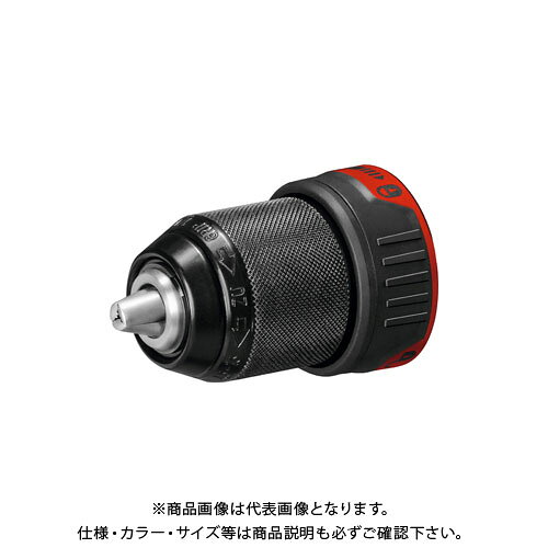 【メーカー名】 ●BOSCH(株) 【特長】 ●リチウムイオン18Vコードレス工具用アクセサリー ●GSR18V-ECFC2及びGSR18V-60FCH専用のキーレスチャックアダプター ●フルメタルで耐久性◎ 【用途】 ●木材、金属への穴あけ作業 ●ネジ締め作業 【仕様】 ●チャック把握範囲：1.5-13mmΦ ●本体寸法(mm)：52×72×54 ●パッケージ寸法(mm)：128×100×55 ●重量(g)：411 ●梱包重量(kg)：0.45 【材質】 ●炭素鋼他