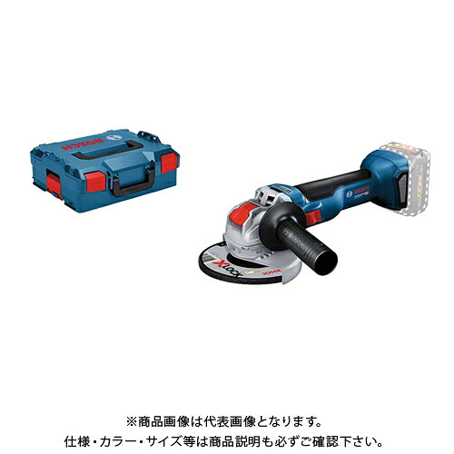 【メーカー名】 ●ボッシュ（株） 【特長】 ●新アタッチメントX-LOCKシステムにより、先端工具の取付、取り外しがワンタッチ。誰でも確実に取り付けが可能。誤った先端工具の取付ができない安全な設計です ●本体のみ※バッテリー・充電器は別売りです。 ●各種金属等への研磨・研削 ●タイル コンクリートへの溝入れ ●錆び落とし 【仕様】 ●回転数：9,000 min-1（回転/分) ●定格電圧：18V ●質量（バッテリー無）：2 kg ●パッケージサイズ (WxLxH)：360x445x155 mm 【関連商品】 ボッシュ BOSCH コードレスディスクグラインダー X-LOCK 本体のみ GWX18V-8H ボッシュ BOSCH コードレスディスクグラインダー X-LOCK 本体のみ GWX18V-10PSCH ボッシュ BOSCH ディスクグラインダー X-LOCK GWX750-125S &nbsp; &nbsp;