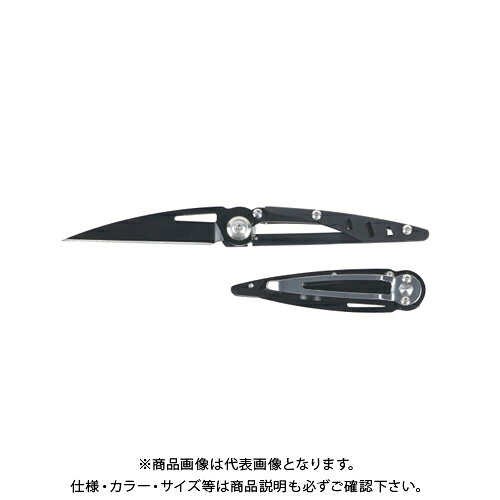 【メーカー名】 ●ジェフコム（株） 【特長】 ●刃研ぎも簡単な刃の断面形状 ●ライナーロック方式で 刃を開くと、自動固定 ●刃の断面形状：ホローグラインド ●スタイリッシュ&コンパクトデザイン ●クリップ付 【仕様】 ・サイズ：155×21×11mm ・収納時全長：90mm ・刃長：65mm ・質量：30g ・刃材質：8cr13mov 【関連商品】 デンサン DENSAN 万能ナイフ（折りたたみ式） APK-670B デンサン DENSAN 万能ナイフ（折りたたみ式） APK-670C &nbsp; &nbsp; &nbsp;
