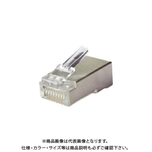 【メーカー名】 ●ジェフコム(株) 【特長】 ●適切な配線順序を簡単に確認できる ●電気ノイズに強いシールド付プラグ ●8芯丸断面のケーブルに使用 ●ツメ(ラッチ)を曲げても折れにくいポリカーボネート製ボディ ●50μ(1.27um)の金メッキ ●RJ45準拠 ●芯線0.5mm/AWG 24対応 ●ISDNにも対応 ●専用工具：LMJ-8TC(別売) ●専用モジュラープラグカバー：MJC-FLCL(別売) 【仕様】 ●プラグタイプ：8P8C ●入数：25
