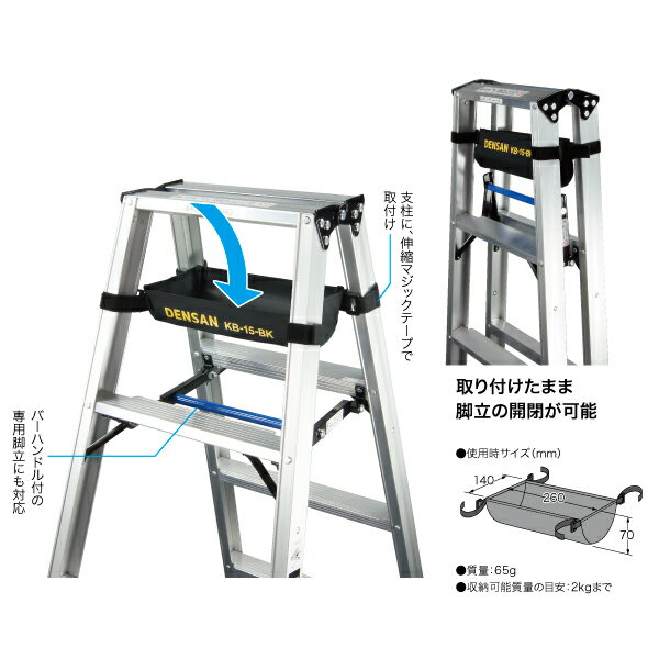 �ǥ󥵥� DENSAN ���㥿�ĥ�������Хå� KB-15-BK