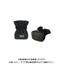 デンサン DENSAN キャタツソックス(ワイドタイプ) マジックテープタイプ(底面フェルト製) ブラック (4個入) KS-8L-BK
