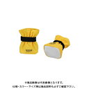 デンサン DENSAN キャタツソックス(ワイドタイプ) マジックテープタイプ(底面滑り止付) イエロー (4個入) KS-8SL-YL